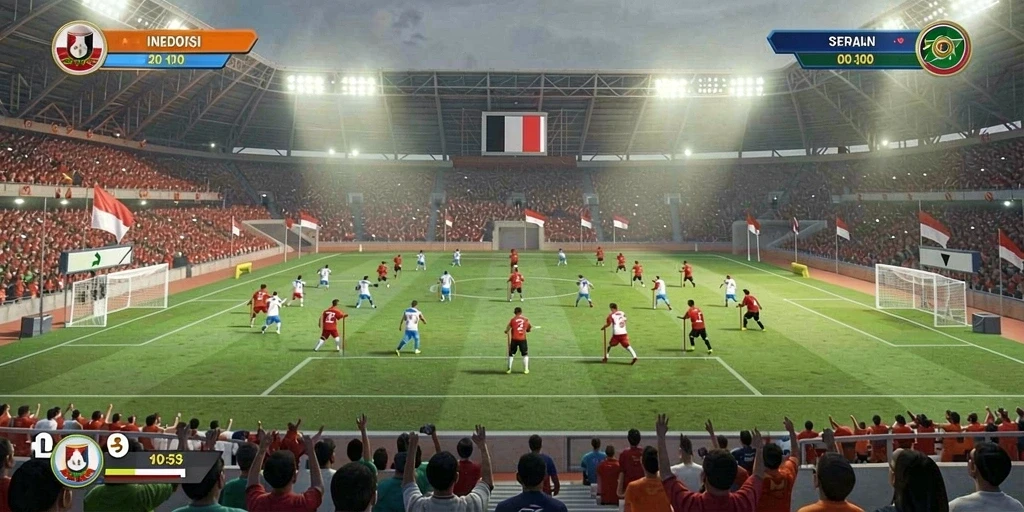 Tampilan antarmuka permainan yang menarik.