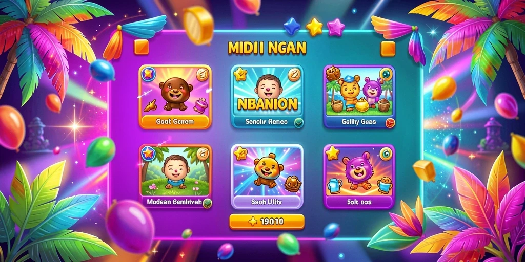 Tangkapan layar menampilkan pemain sedang menyelesaikan level sulit.