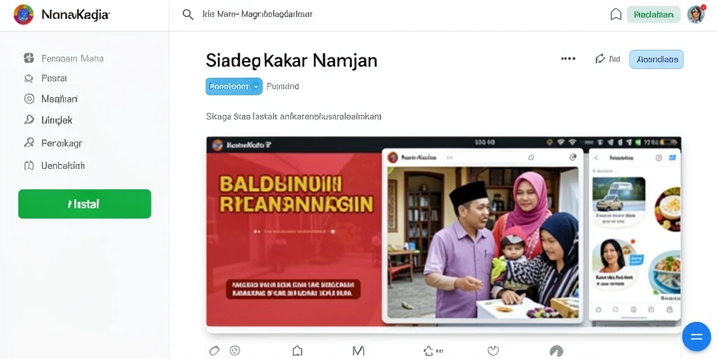 Tampilan menarik dari layar utama DEWA22.