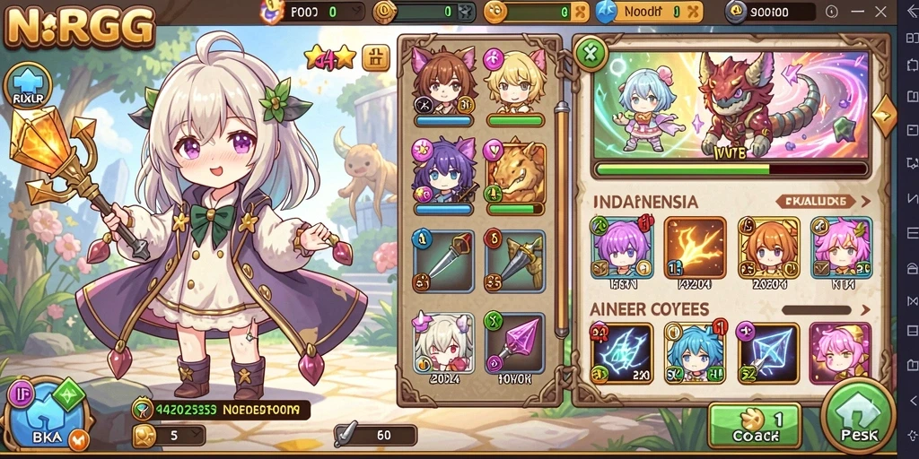 Tampilan grafis yang menakjubkan dalam game.