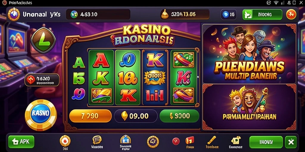 Tampilan awal permainan dengan karakter yang menarik.