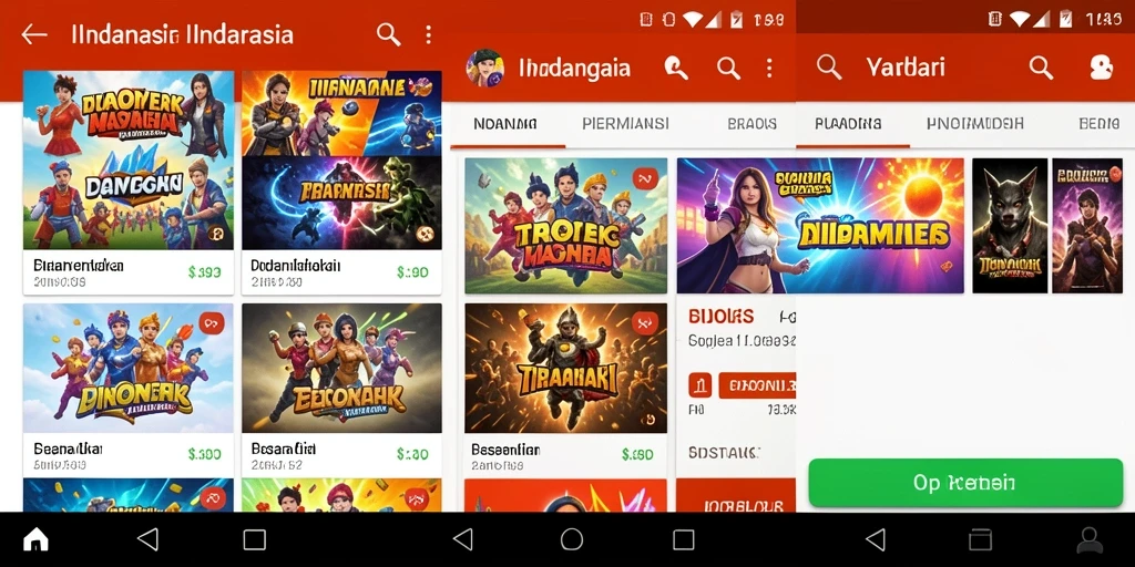 Tampilan antarmuka aplikasi HARGATOTO yang menarik.