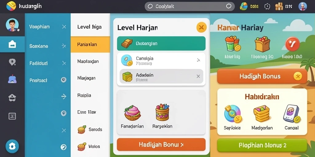 Tampilan menu utama JAYABET yang menarik.
