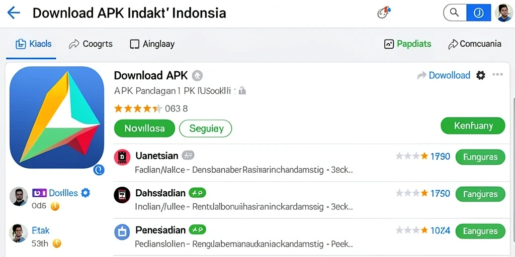Tampilan menu utama yang menarik dan ramah pengguna.