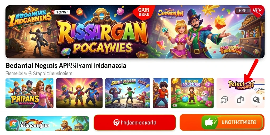 Tampilan karakter utama yang menawan.