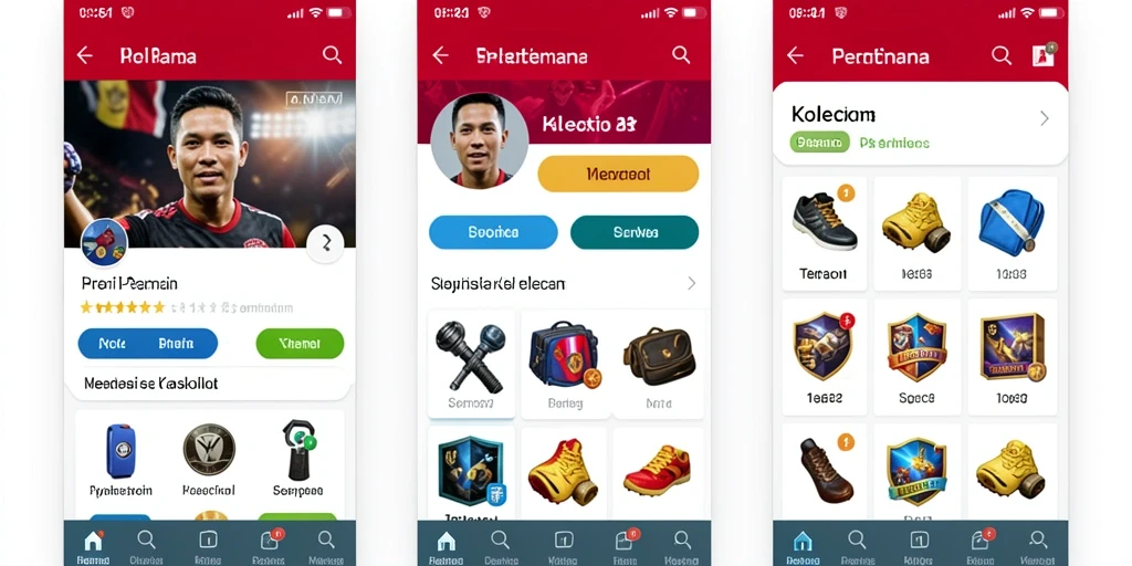 Tampilan antarmuka pengguna yang menarik.