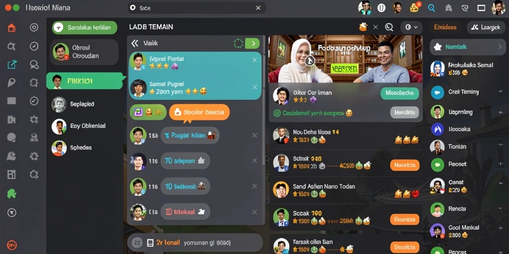 Tampilan antarmuka yang ramah pengguna dan menarik.