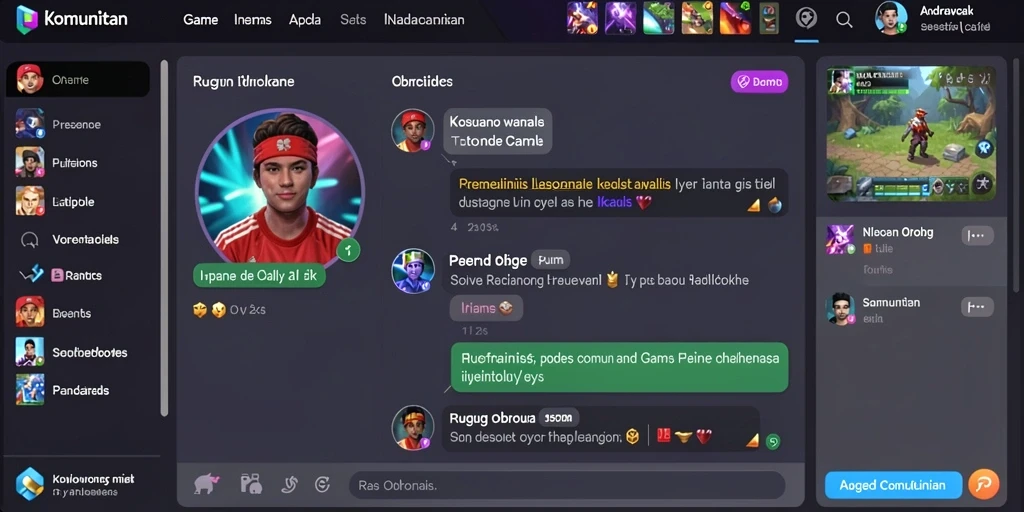 Tampilan meja permainan yang menarik dan interaktif.