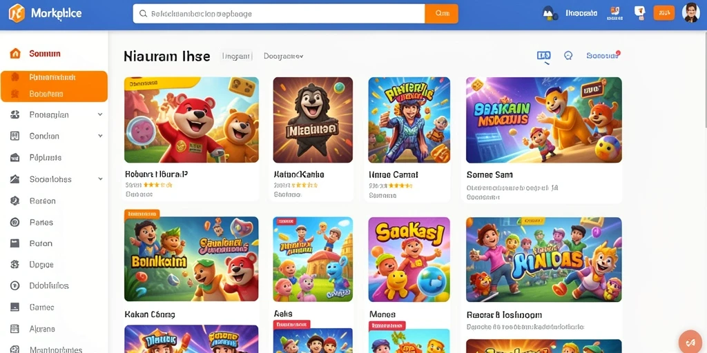 Screenshot menampilkan tampilan antarmuka permainan yang menarik.