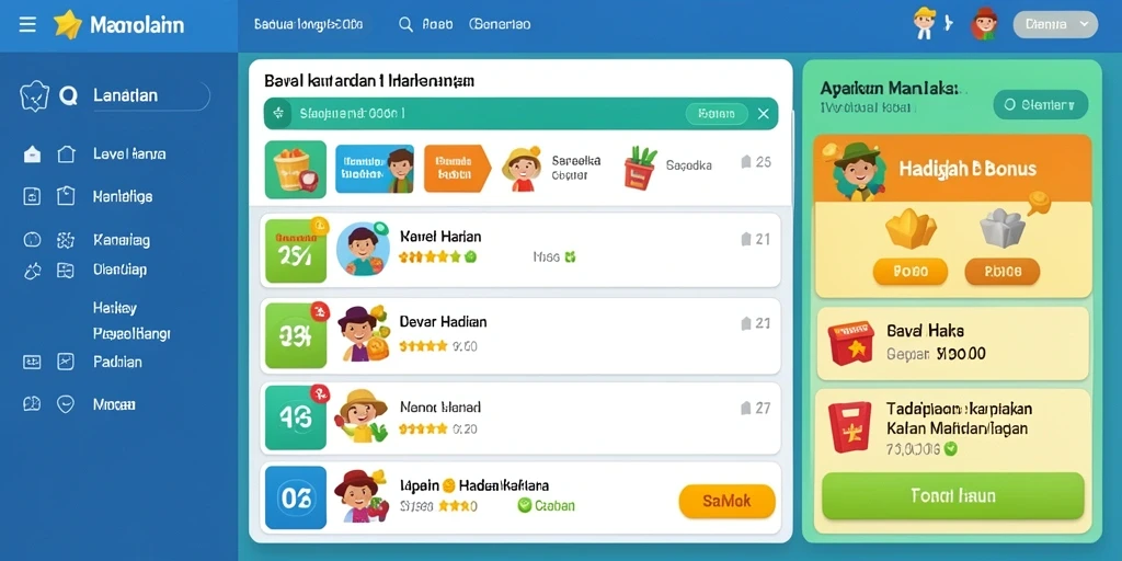 Tampilan karakter yang bisa disesuaikan sesuai pilihan pemain.