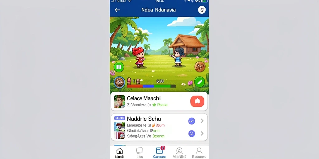 Screenshot dari petualangan pertama yang menakjubkan.