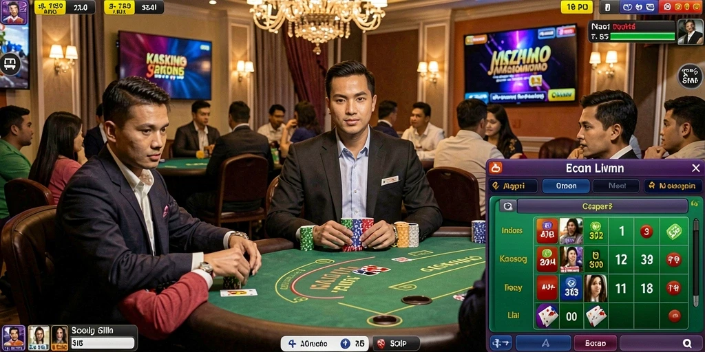 Tampilan utama yang menarik dan penuh warna.